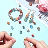 40Pcs 8 Colors Handmade Gold Sand Lampwork Beads LAMP-YW0001-22-4