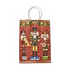 Christmas Nutcracker Kraft Paper Bags ABAG-B006-03E-1