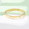 A Lifetime Lover 304 Stainless Steel Micro Pave Cubic Zirconia Hinged Bangles for Women BJEW-B161-12G-02-2