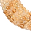 Natural Citrine(Heated) Beads Strands G-G155-B03-02A-9