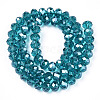 Electroplate Glass Beads Strands EGLA-A034-T6mm-A33-3