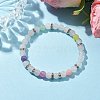 6.5mm Natural Mixed Gemstone Round Beaded Stretch Bracelets BJEW-JB10302-2