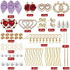 SUNNYCLUE DIY Imitation Pearl Earring Making Kit DIY-SC0019-31-2