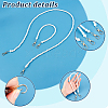   4Pcs 2 Style Plastic Imitation Pearl Bead Bag Straps FIND-PH0008-20-4