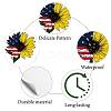 8 Sheets Independence Day Plastic Waterproof Self-Adhesive Picture Stickers DIY-WH0428-034-3