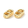 Brass Connector Charms KK-G416-07G-2