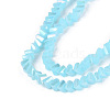 Electroplate Imitation Jade Glass Beads Strands EGLA-Q139-01A-B06-3