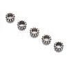 Antique Silver Alloy Rondelle Spacers Beads X-AB30-2