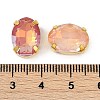 Brass Glass Rhinestone Sew on Rhinestones RGLA-B004-13B-G-3