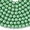 Eco-Friendly Dyed Glass Pearl Round Beads Strands HY-A002-6mm-RB008-2