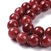 Natural Persian Jade Beads Strands G-D434-6mm-08-2