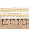 Baking Paint Transparent Glass Beads Strands DGLA-N011-4mm-02-4