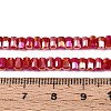 Electroplate Opaque Glass Beads Strands EGLA-N022-09A-C03-4