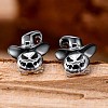 Halloween Alloy Enamel Stud Earrings WGD1460-01-3