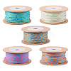 5 Rolls 5 Colors 20M 18-Ply Cotton Twisted Cord OCOR-TA0003-64A-3