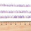 Natural Lavender Amethyst Beads Strands G-K376-A05-5mm-5