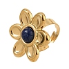 304 Stainless Steel Cuff Open Rings for Women GG-CBA7994-02G-14-4