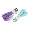Polycotton(Polyester Cotton) Tassel Pendant Decorations FIND-T052-13-2