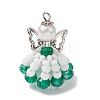 Handmade Seed Beads Pendants PALLOY-MZ00400-02-1