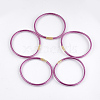 PVC Plastic Buddhist Bangle Sets BJEW-T008-09R-2