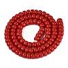 Opaque Glass Beads Strands GLAA-NH0002-B01-C04-2