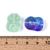 Baking Paint Transparent Glass Beads DGLA-T004-43M-3