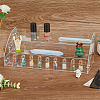 3-Tier Transparent Acrylic Nail Polish Organizer ODIS-WH0061-18A-3