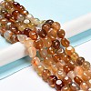 Natural Red Agate Beads Strands G-C038-02C-2