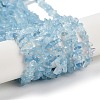 Natural Aquamarine Beads Strands G-K396-A01-01-2