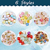 CHGCRAFT 120pcs 6 styles Glass & Acrylic Charms & Pendants DIY-CA0003-98-6