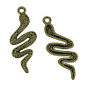 Tibetan Style Alloy Pendants TIBEP-Q064-37AB-NR-1