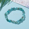 Natural Apatite Beads Stretch Bracelets BJEW-JB05879-02-3