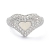Heart Bling Jewelry for Teen Girl Women Gift ZIRC-C025-02P-2