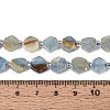 Natural Blue Calcite Beads Strands G-P534-A24-02-5