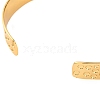 Rack Plating Brass Cuff Bracelets for Women BJEW-M040-12G-02-3