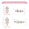  Jewelry 20Pcs 5 Style 304 Stainless Steel Pendants & Link Connectors STAS-PJ0001-19-10