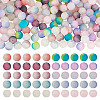 200Pcs 10 Colors Crackle Glass Beads Strands GLAA-TA0003-31A-2