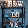 Wooden Letter Ornaments WOOD-GF0001-15-18-6