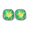Oil Painting Style Resin Cabochons CRES-P019-01B-2