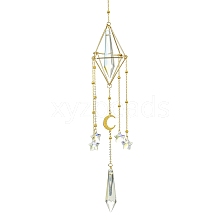 Brass Pouch Cone Hanging Ornaments HJEW-JM01734