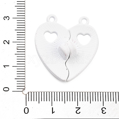 Alloy Enamel Split Pendants ENAM-P255-01A-1