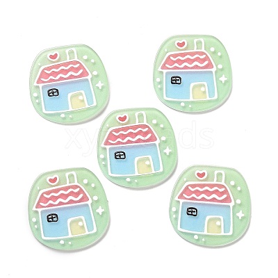 Printed Acrylic Cabochons MACR-C003-28-1