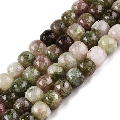 Dyed Natural White Jade Beads Strands G-T138-151-1