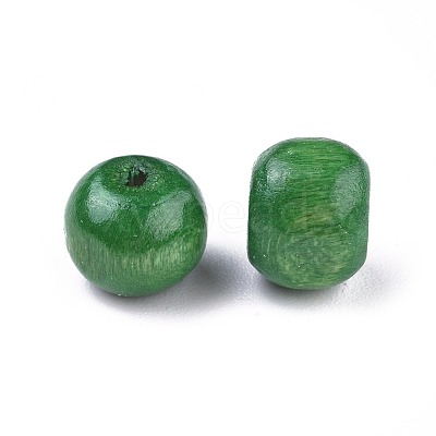 Dyed Natural Wood Beads WOOD-Q006-8mm-05-LF-1
