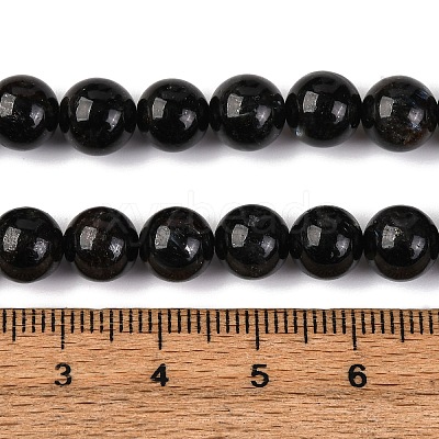 Natural Astrophyllite Beads Strands G-A202-01B-1