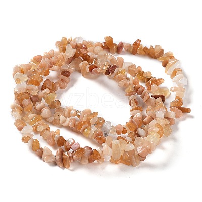 Natural Pink Aventurine Beads Strands X-G-E607-A13-1