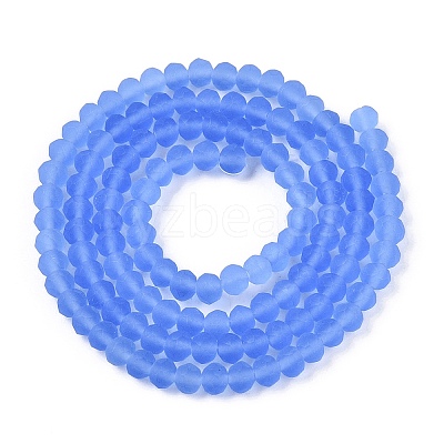 Transparent Glass Beads Strands EGLA-A044-T4mm-MD14-1