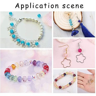 Spray Painted Crackle/Electroplate Glass Beads GLAA-PH0007-42-1