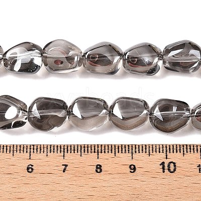 Electroplate Glass Beads Strands EGLA-T021-08K-1
