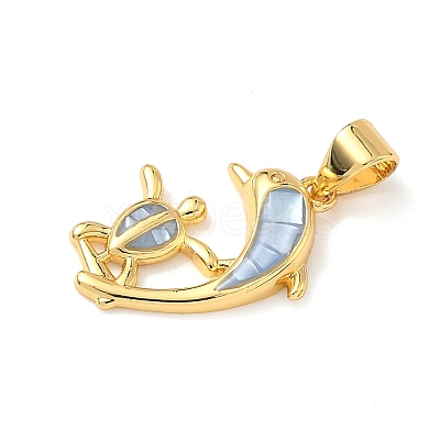 Brass Enamel Pendants KK-H534-01A-G01-1